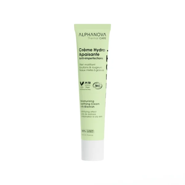 ALPHANOVA Perfect+ Niisutav ja rahustav näokreem tsink PCA ja prebiootikumiga, 40ml