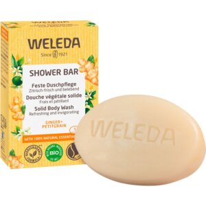 Weleda tahke dušiseep Ingver + Petitgrain 75g