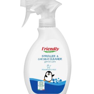 Friendly Organic lõhnatu jalutuskäru, vankri ja autoistme, turvatooli puhastusvahend, 250 ml