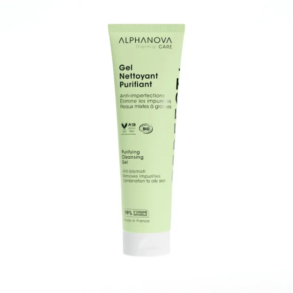 ALPHANOVA Perfect+ puhastav geel rasusele nahale merevaikhappe ja tsink PCA'ga, 150ml