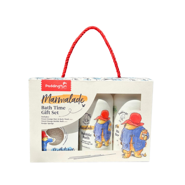 GOOD BUBBLE Paddington Bear Marmelaadi vannikomplekt magusa apelsiniga, 2x250ml