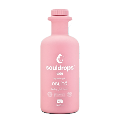 SOULDROPS pesupehmendaja beebitüdruku riietele BABY GIRL DROP, 1000ml