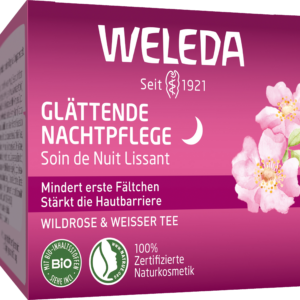 Weleda roosi ja valge teega silendav öökreem 40ml