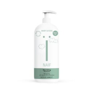 NAÏF 100% vegan tite/beebikõõma vastane eemaldusvahend ,niisutav pisaravaba beebišampoon taastäidetav pumbaga 500ml