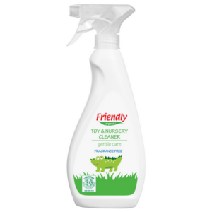 Friendly Organic lõhnatu mänguasjade ja lastetoa puhastusvahend aloe veraga, 500 ml