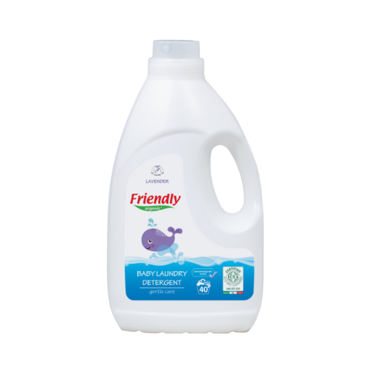 Friendly Organic lavendlilõhnaline pesugeel beebiriiete pesuks 2000 ml
