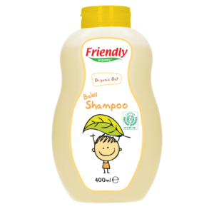 Friendly Organic seebivaba orgaaniline 2in1 juuste- ja kehapesuvahend rahustava kaeraekstraktiga, 400 ml
