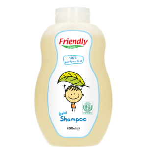 Friendly Organic seebivaba orgaaniline ja lõhnatu juuste- ja kehapesuvahend beebidele, 400 ml