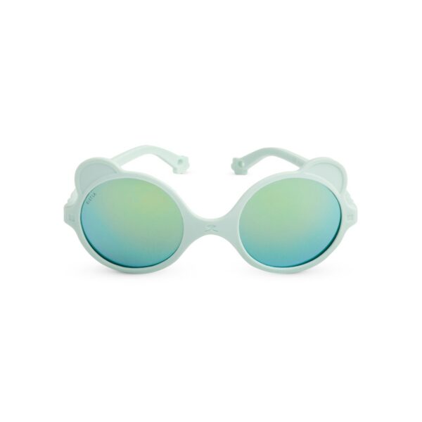 KIETLA kruvideta ja 100% purunematu raamiga kõrge UVA ning UVB kaitsega polariseeritud Mõmmibeebi päikeseprillid lastele 0-1 eluaastat, toon ALMOND GREEN