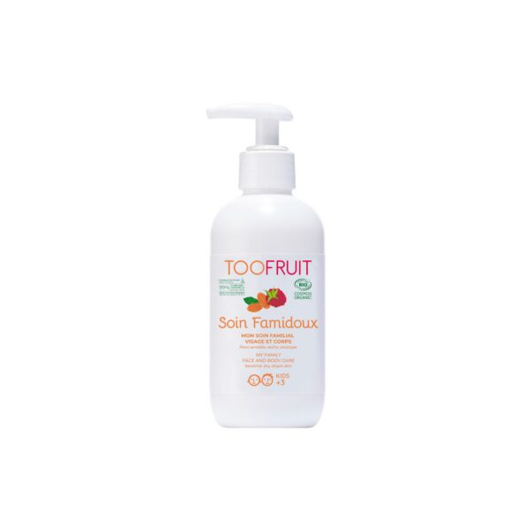TOOFRUIT Soin Famidoux orgaaniline näo- ja kehakreem tundlikule, kuivale ja atoopilisele nahale, 200ml