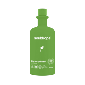 SOULDROPS nõudepesuvahend rohelise tee lõhnaga EARTHDROP, 750 ml