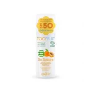 TOOFRUIT SPF50 orgaaniline mineraalsete filtritega päikesekreem lastele aprikoosi lõhnaga, 100 ml