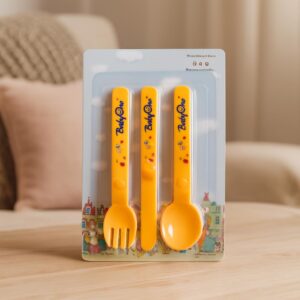 BabyOno söögiriistade komplekt 3tk 12+kuud