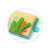 Baby Ono pehme sensoorne raamat SEA WORLD 0+kuud kinnitusrõngaga – pilt 4