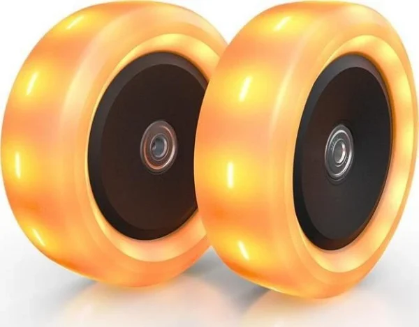 Nexo tõukeratta vilkuvad rattad 2tk 120*40mm, oranž