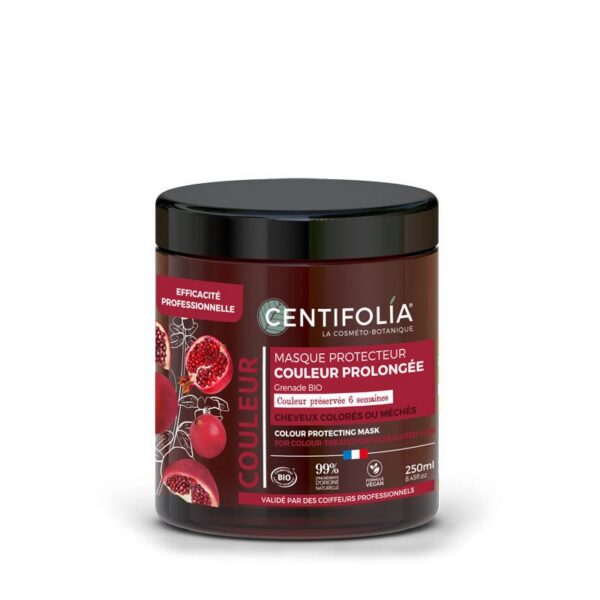 CENTIFOLIA värvikaitsemask orgaanilise granaatõuna ja bioaktiivse kuusekoore ekstraktiga, 250ml