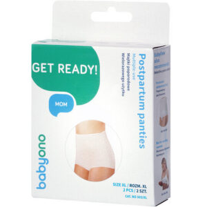 Sünnitusjärgne pesu BabyOno Mesh, beež XL, 2 tk