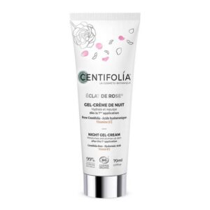 CENTIFOLIA Éclat de Rose® sügavniisutav, pinguldav ja siluv öökreem hüaluroonhappe, C-vitamiini ja roosi ekstraktiga, 70ml