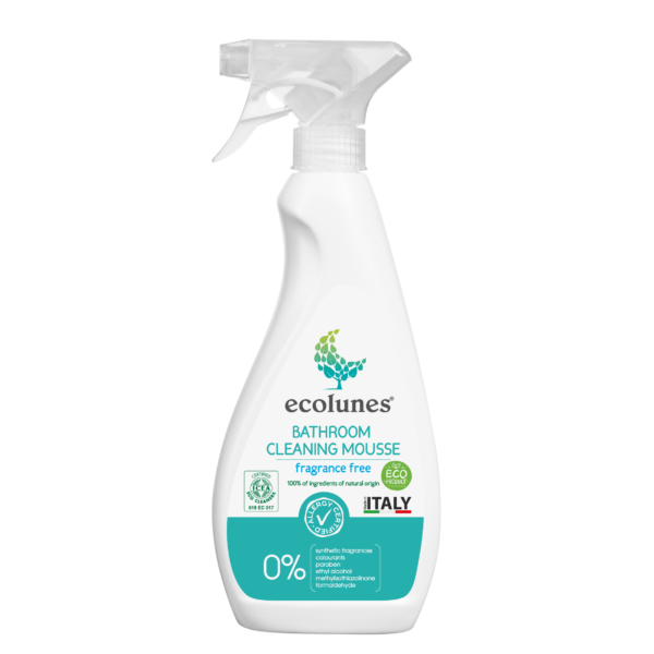 ECOLUNES Friendly Organic lõhnatu puhastusvaht vannitoale, 500 ml