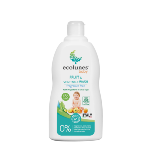 ECOLUNES Friendly Organic biolagunev ja lõhnatu aed- ja puuviljade pesuvahend, 500 ml