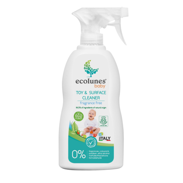 ECOLUNES Friendly Organic lõhnatu pindade ja mänguasjade puhastusvahend, 300 ml