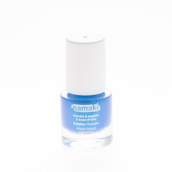 NAMAKI veebaasil mahakooritav küünelakk lastele, toon ELECTRIC BLUE 7,5 ml
