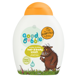 GOOD BUBBLE 2in1 niisutav pisaravaba šampoon-dušigeel lastele viigikaktuse lõhnaga, 250 ml