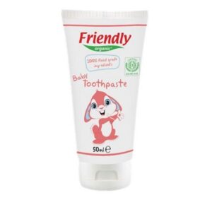 FRIENDLY ORGANIC 100% söödavatest koostisosadest orgaaniline beebide hambapasta 50 ml