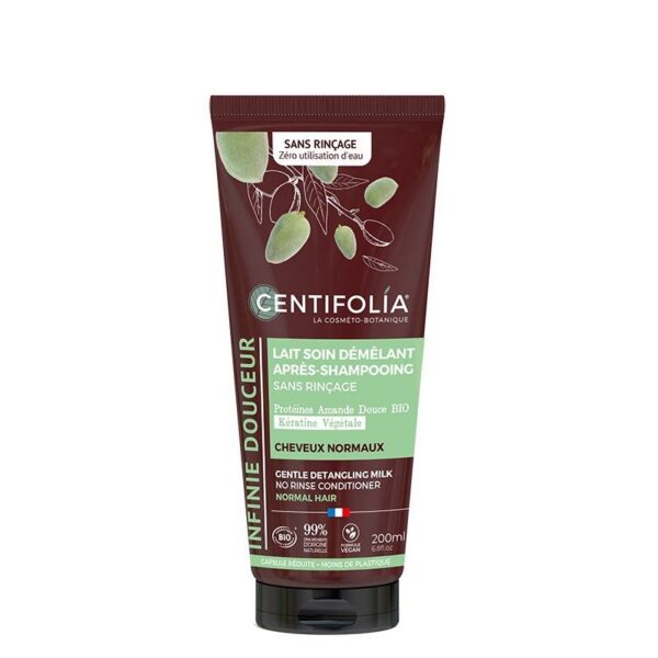 CENTIFOLIA 2in1 juustesse jäetav palsam magusmandli proteiinide ja taimse keratiiniga, 200ml