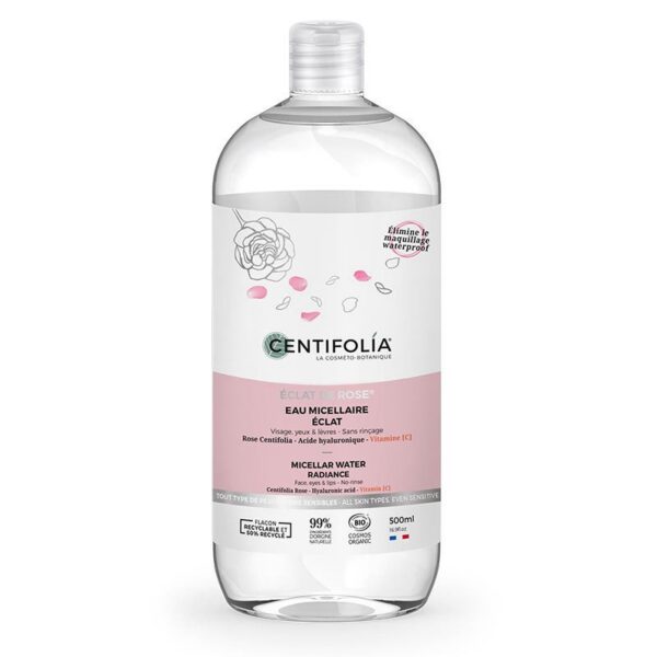 CENTIFOLIA Éclat de Rose® Mitsellaarvesi hüaluroonhappe ja c-vitamiiniga, 500ml