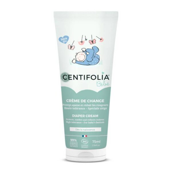 CENTIFOLIA Baby mähkmepiirkonna õrn kaitsekreem 10% tsinkoksiidi ja aloe veraga, 75ml
