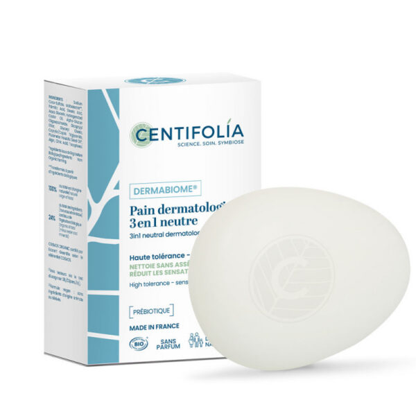 CENTIFOLIA Dermabiome Neutral dermatoloogiline tahke pesuseep näole ja kehale, 85 g