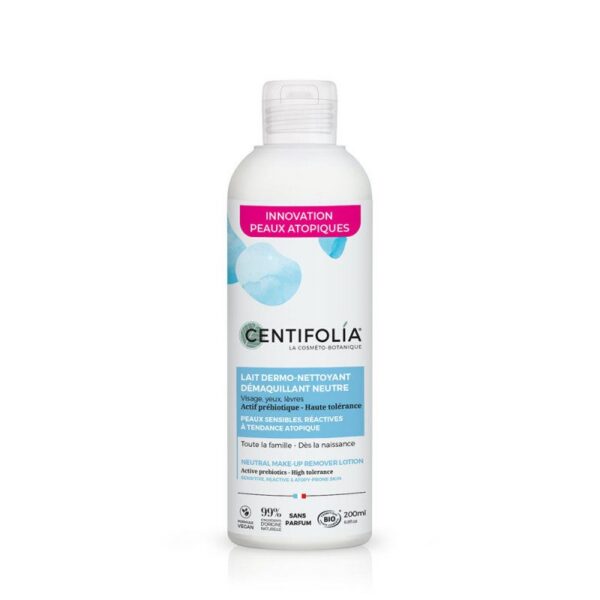 CENTIFOLIA Neutral lõhnavaba meigieemalduskreem spetsiaalselt tundlikule nahale aloe vera ja prebiootikumidega, 200ml