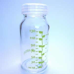 Ardo klaaspudel rinnapiimale 130ml skaalaga