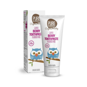 Pure Beginnings marjade maitsega looduslik kaltsiumi ja ksülitooliga hambapasta 0+ eluaastat, 75 ml