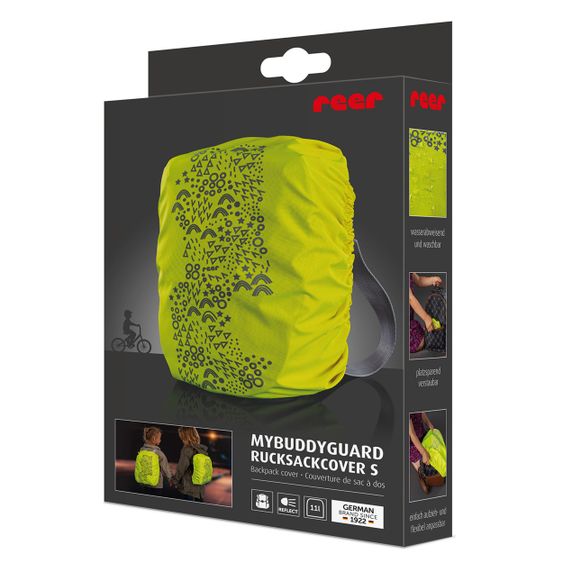 REER MyBuddyGuard helkuriga vihmakate koolikotile, suurus S