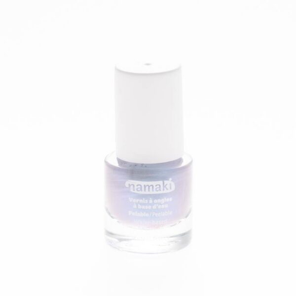 NAMAKI veebaasil mahakooritav küünelakk lastele, toon SILVER BLUE 7,5 ml