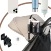SIPO 2in1 Topsi- ja telefonihoidja vankrile, must – pilt 3