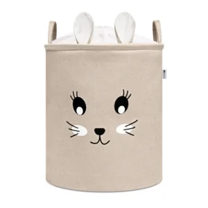 SIPO Premium mänguasjade hoiukorv pingutusnööriga Rabbit, 63 L