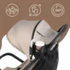 SIPO 2in1 Topsi- ja telefonihoidja vankrile, must – pilt 5