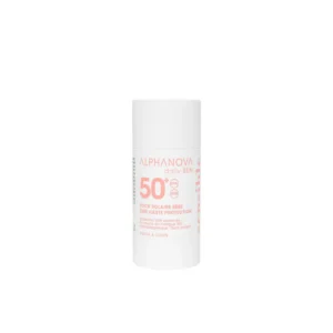 ALPHANOVA Organic Sun Baby päikesekaitsepulk SPF50+ lõhnavaba ja hüpoallergeenne tundlikule nahale, 17ml