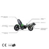 Pedaalkart Berg Street-X Venom – pilt 4