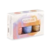 NAMAKI kolmest mahakooritavast küünelakist ja viilist koosnev komplekt, Sunset Water 3*7,5 ml – pilt 1