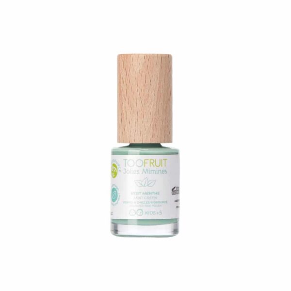 TOOFRUIT Jolies Mimines heleroheline looduslik piparmündiõhnaline küünelakk lastele, 10 ml