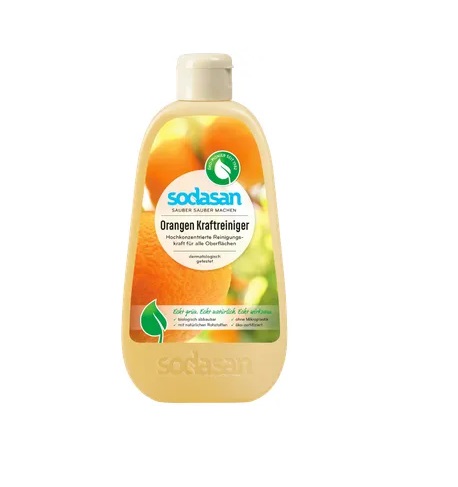 Tugevatoimeline puhastusvahend apelsiniõliga Sodasan 500 ml