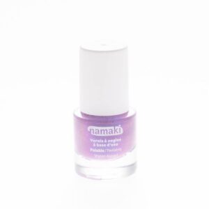NAMAKI veebaasil mahakooritav küünelakk lastele, toon VIOLET GLITTER 7,5 ml